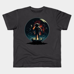 Astronaut Glass Sphere Kids T-Shirt